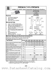 FRF503G datasheet pdf Taiwan Semiconductor