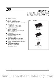 M29KW016E90N6 datasheet pdf ST Microelectronics