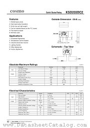 KSD203DC2 datasheet pdf Cosmo Electronics
