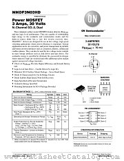 MMDF3N03HDR2 datasheet pdf ON Semiconductor
