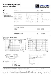 MQF45.0-5000/12 datasheet pdf Vectron