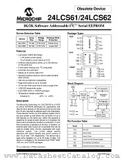 24LCS61 datasheet pdf Microchip