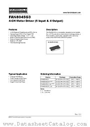 FAN8045G3_NL datasheet pdf Fairchild Semiconductor