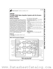 LM1283N datasheet pdf National Semiconductor