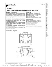 LMC6044IN datasheet pdf National Semiconductor