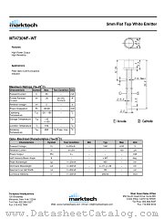 MT4730NF-WT datasheet pdf Marktech Optoelectronics