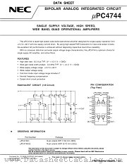 UPC4744G2-E2 datasheet pdf NEC