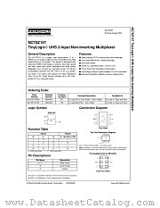 NC7SZ157P6X_NL datasheet pdf Fairchild Semiconductor