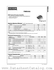 FMBSA56 datasheet pdf Fairchild Semiconductor