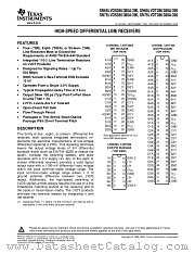 SN65LVDT390DR datasheet pdf Texas Instruments