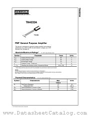 TN4033A_NL datasheet pdf Fairchild Semiconductor