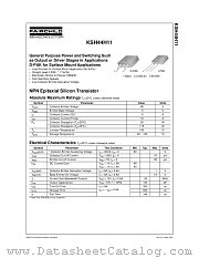 KSH44H11TF datasheet pdf Fairchild Semiconductor