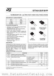 STTA512 datasheet pdf ST Microelectronics