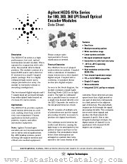 HEDS-9740 datasheet pdf Agilent (Hewlett-Packard)