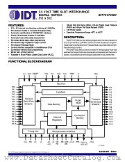 IDT72V70200BC datasheet pdf IDT