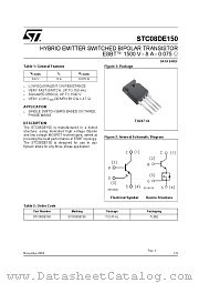 STC08DE150 datasheet pdf ST Microelectronics