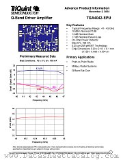 TGA4042-EPU datasheet pdf TriQuint Semiconductor