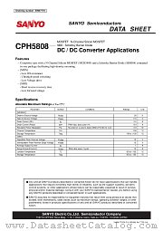 CPH5808 datasheet pdf SANYO