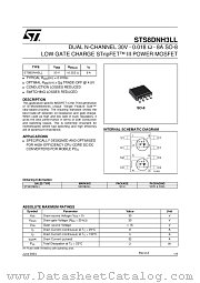 STS8DNH3LL datasheet pdf ST Microelectronics