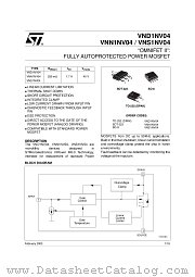 VND1NV04-1 datasheet pdf ST Microelectronics