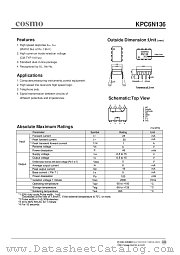 KPC6N136 datasheet pdf Cosmo Electronics
