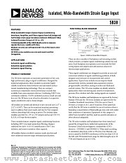 5B38 datasheet pdf Analog Devices
