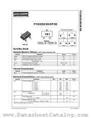 FYV0203DNMTF datasheet pdf Fairchild Semiconductor