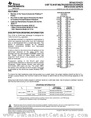 SN74ALVCH16271DLR datasheet pdf Texas Instruments