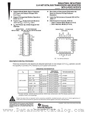 SN74LVTH652DWR datasheet pdf Texas Instruments