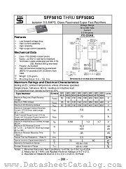 SFF503G datasheet pdf Taiwan Semiconductor