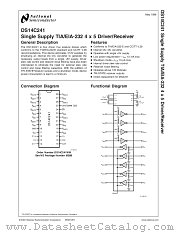 DS14C241WM datasheet pdf National Semiconductor