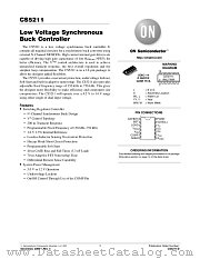 CS5211EDR14 datasheet pdf ON Semiconductor