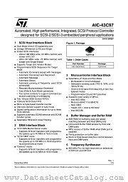 AIC-43C97M/C datasheet pdf ST Microelectronics