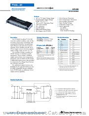 PT4498A datasheet pdf Texas Instruments