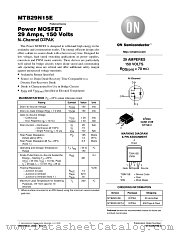 MTB29N15E datasheet pdf ON Semiconductor