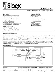 LP2950CN-5.0 datasheet pdf Sipex Corporation