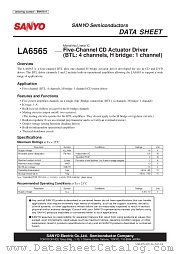 LA6565 datasheet pdf SANYO