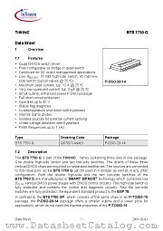 BTS 7750 G datasheet pdf Infineon