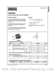 FDD5690_NL datasheet pdf Fairchild Semiconductor
