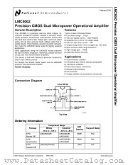 LMC6062AIMX datasheet pdf National Semiconductor