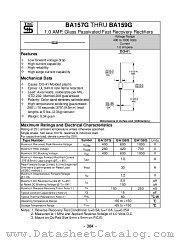 BA158G datasheet pdf Taiwan Semiconductor
