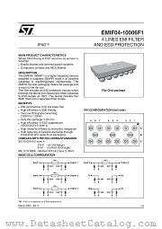 EMIF04-10006 datasheet pdf ST Microelectronics