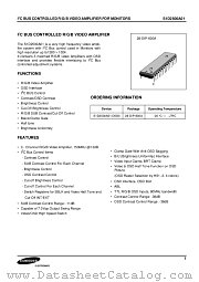 S1D2500A01 datasheet pdf Samsung Electronic