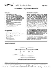CM1405-03CP datasheet pdf California Micro Devices Corp