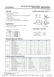 KPC357NT datasheet pdf Cosmo Electronics