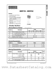 MBR735_NL datasheet pdf Fairchild Semiconductor