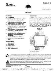 TLV320AIC1109PBSR datasheet pdf Texas Instruments