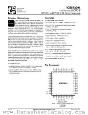 ICS873991 datasheet pdf Texas Instruments