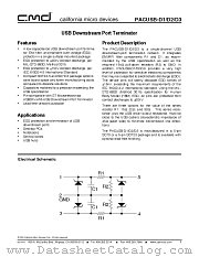 PACUSBD1Y5 datasheet pdf California Micro Devices Corp