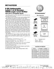 MC74LVX259MEL datasheet pdf ON Semiconductor